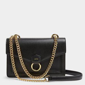 JW Pei The Envelope Chain Crossbody (Black)